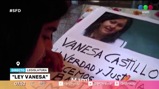 Presentan el proyecto de Ley Vanesa