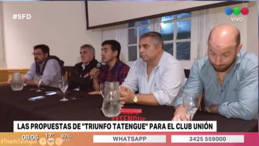 “Triunfo Tatengue” presentó sus propuestas para ganar la presidencia del Club Unión