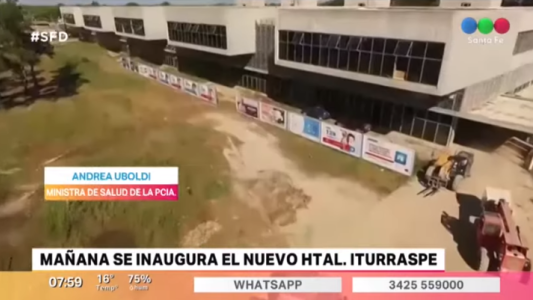 Inauguran el nuevo Hospital Iturraspe