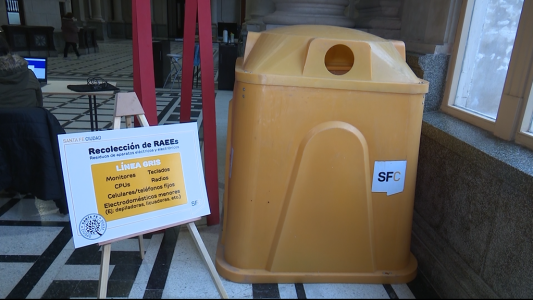 Son 6 las Campanas Amarillas para depositar residuos electrónicos