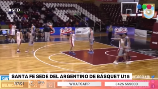 Santa Fe es sede del Argentino de Básquet U15