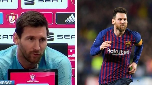 Messi habló en la previa de la final de la Copa del Rey
