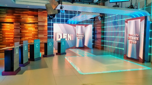 Todo listo en Telefe Santa Fe para el debate de candidatos a intendente
