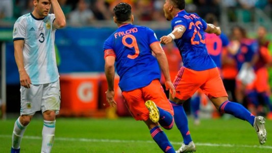 Decepcionante debut: Argentina perdió con Colombia en la Copa América