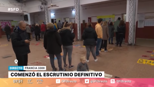 Comenzó el escrutinio defenitivo