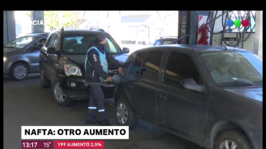 Julio comenzó con subas en los combustibles:  YPF aumento el 2,5%