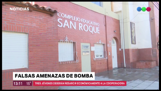 Falsas amenazas de bomba:  los alumnos deberan  pagarle  a la escuela