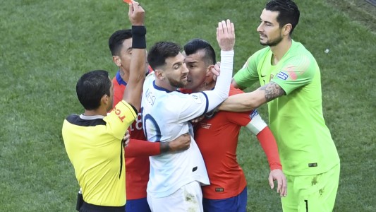 Video: así fue la expulsión de Messi en Argentina-Chile