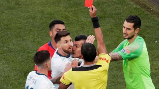 La Conmebol sancionó a Messi con una fecha de suspensión y una multa