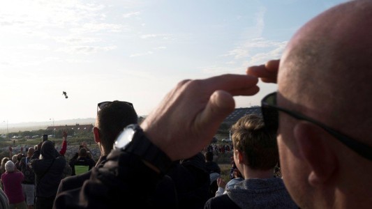 El "hombre volador" pudo cruzar el Canal de la Mancha
