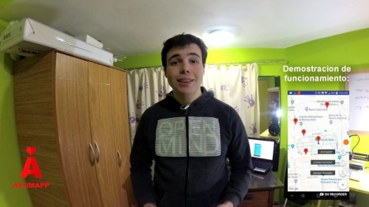 Un chico de 17 años creó una aplicación para ayudar a las personas en situación de calle