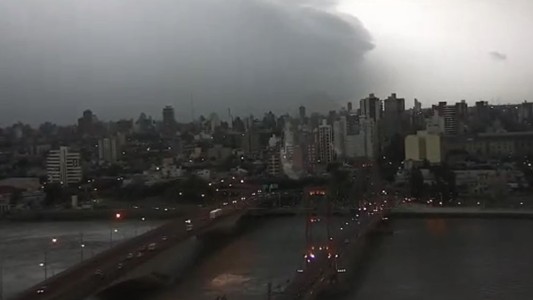 Rige un alerta para Santa Fe por posibles tormentas fuertes en la madrugada
