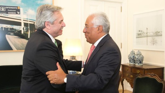 Alberto Fernández se reunió con el primer ministro de Portugal