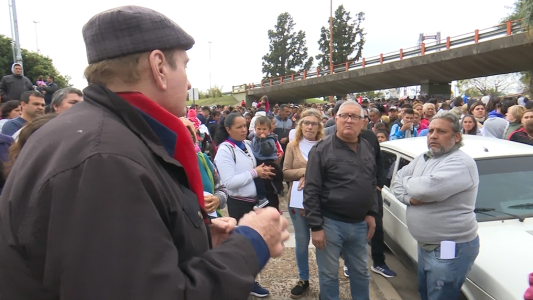 Organizaciones sociales se movilizaron para reclamar por la emergencia alimentaria