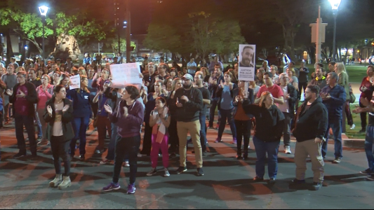 Multitudinaria marcha en reclamo de seguridad y justicia por el crimen de Julio Cabal