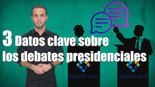 Tres datos claves sobre los debates presidenciales