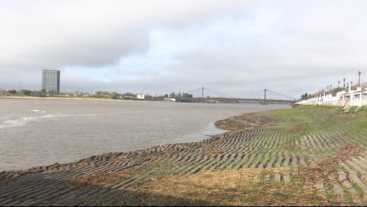 Histórica bajante del río Paraná que se siente en la región y en la ciudad