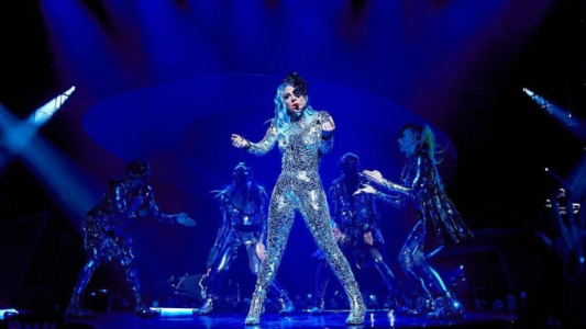 Lady Gaga cae del escenario en brazos de un fan