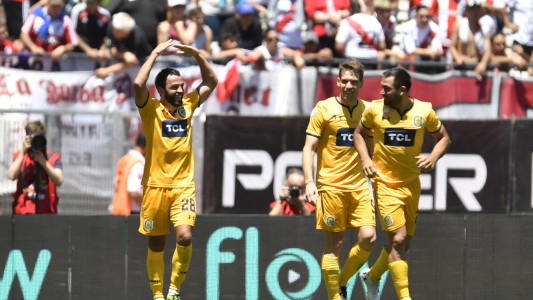 Con gol de Lucas Gamba Central volvió a la victoria y venció a River en el Monumental