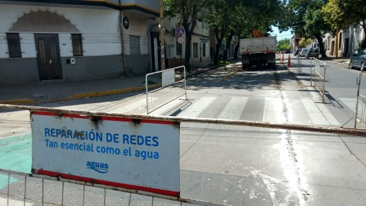Tránsito interrumpido en Ituzaingo y Avellaneda por trabajos de ASSA