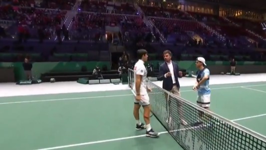 Si, en la Copa Davis también se cantó el hit de Los Palmeras