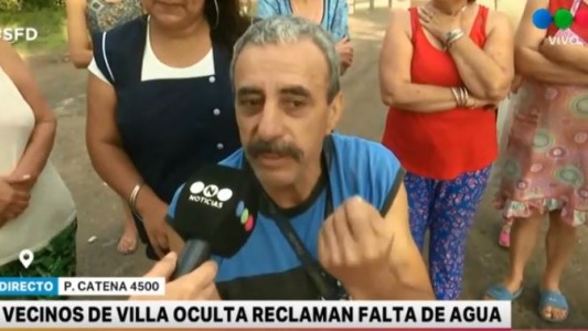 Vecinos de Villa Oculta reclaman por falta de agua