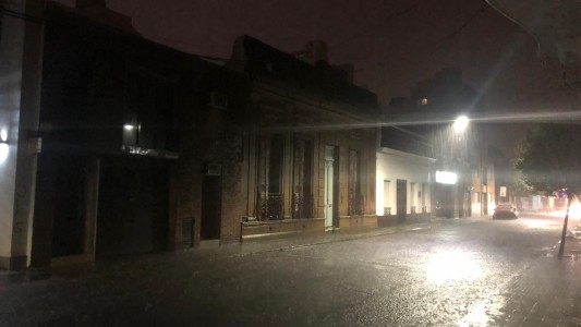 Un verdadero temporal: La lluvia de este sábado superó los 160 milímetros