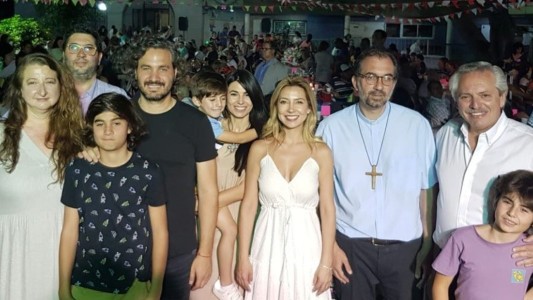 Sorpresiva visita de Alberto Fernández al Santuario de San Cayetano