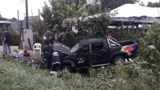 Volcó la camioneta de "Damas Gratis" en Tucumán