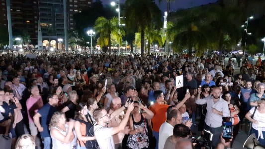 Santa Fe marchó a Casa de Gobierno pidiendo mayor seguridad