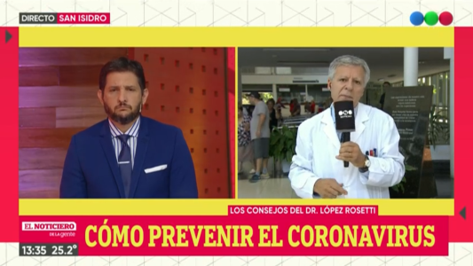 López Rosetti: "El virus del miedo y del pánico es peor que el coronavirus"