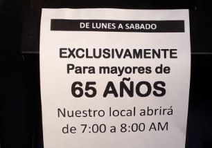 Supermercados: mayores de 65 años podrán hacer sus compras en horario especial