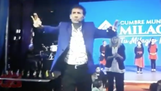 El polémico video del Pastor Giménez ofreciendo alcohol en gel por mil pesos a sus fieles