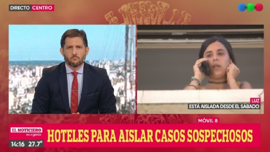 Cómo es llegar de vacaciones y estar aislado en un hotel: lo cuenta una pasajera