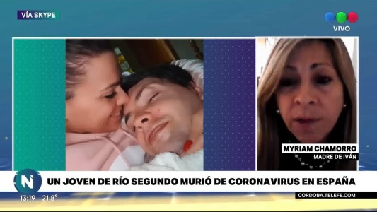 El dolor de la mamá del cordobés que murió de coronavirus en España