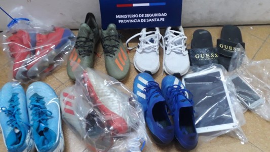 Recuperaron los botines robados en Colón y detuvieron a jugador de inferiores de Unión