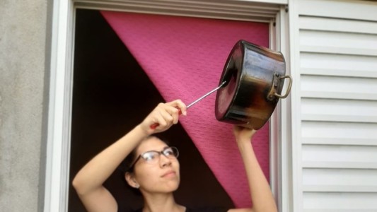 Ruidazo contra los femicidios durante la cuarentena