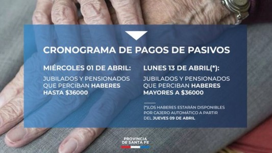 "Estamos trabajando en servicios esenciales como el pago de nuevas jubilaciones"