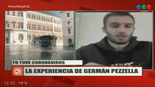 Germán Pezzella y su relato en primera persona tras curarse del coronavirus
