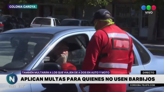 Colonia Caroya en cuarentena, hay multas para todo