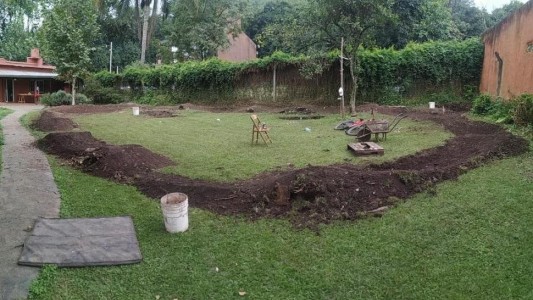 Un ciclista tucumano construyó una pista en su casa para entrenarse durante el aislamiento social
