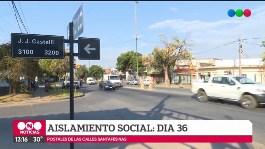 Postal de la cuarentena en el norte de la ciudad: muchos autos, gente y comercios abiertos