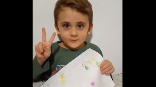 "Alberto te amo" el tierno mensaje de un nene de 4 años vía Twitter para el Presidente