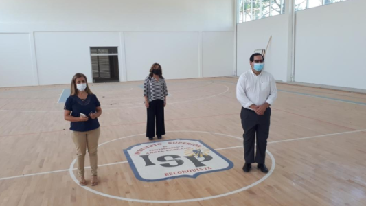 Frana recorrió las obras del profesorado de Reconquista