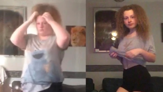 La joven que bajó 44 kilos bailando sola en su casa frente al espejo