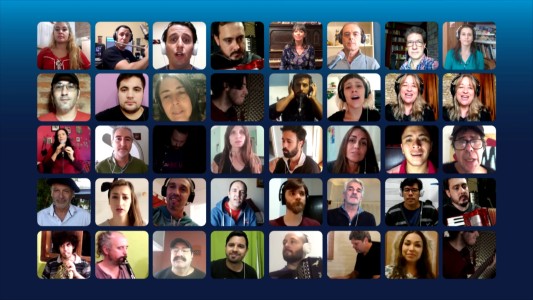 “Canto versos”, el mensaje de esperanza de un colectivo de artistas santafesinos