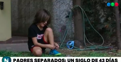 Cómo viven la cuarentena las parejas separadas con hijos