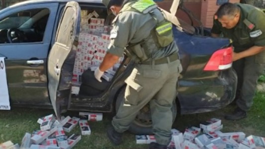Contrabando: llevaba 14 mil atados de cigarrillos