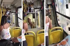 Video: echan a patadas a una mujer del colectivo porque no llevaba puesto el barbijo