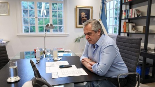 Conferencia de Alberto Fernández por la cuarentena